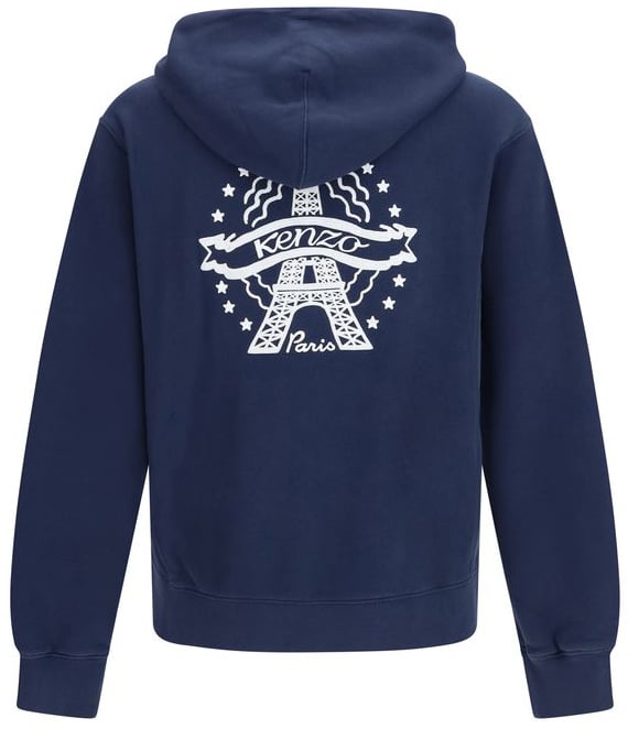 Kenzo Blue Cotton Sweatshirt