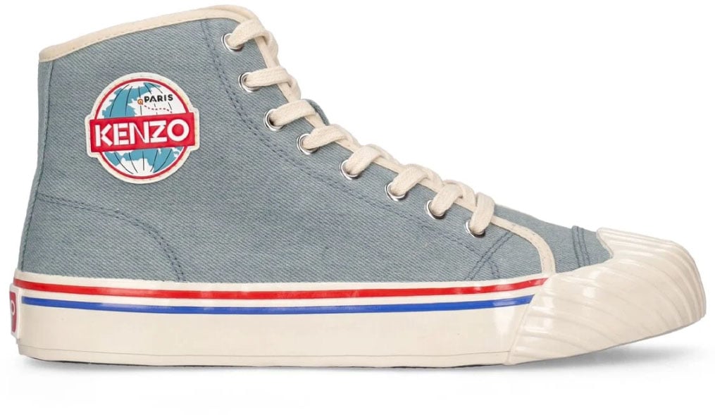 School Logo High-top Sneakers