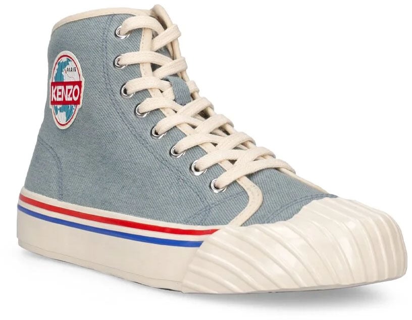 School Logo High-top Sneakers