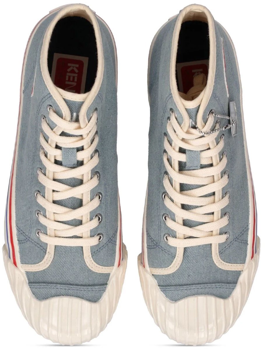 School Logo High-top Sneakers