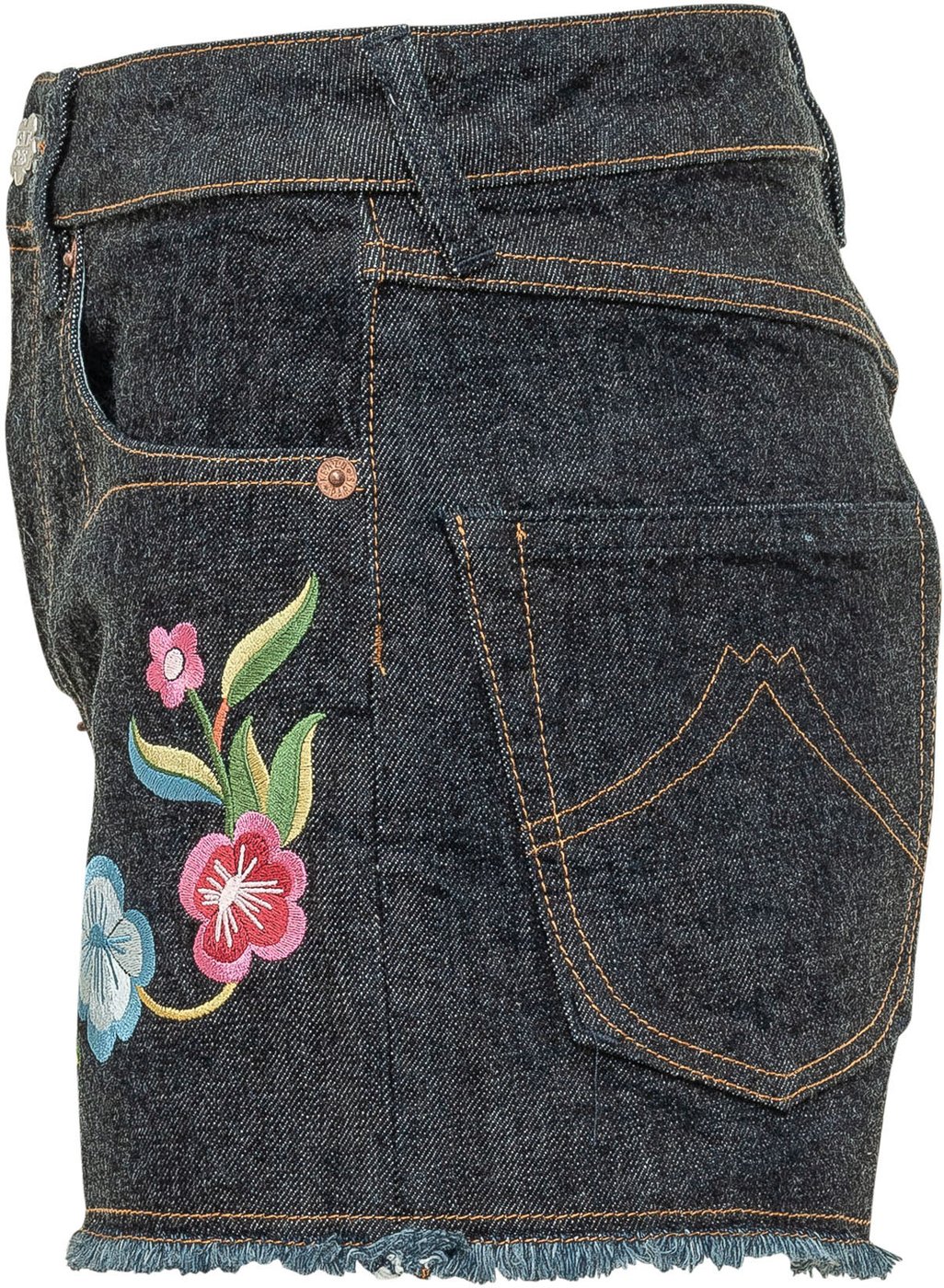 Shorts Wildflower con Ricami Floreali