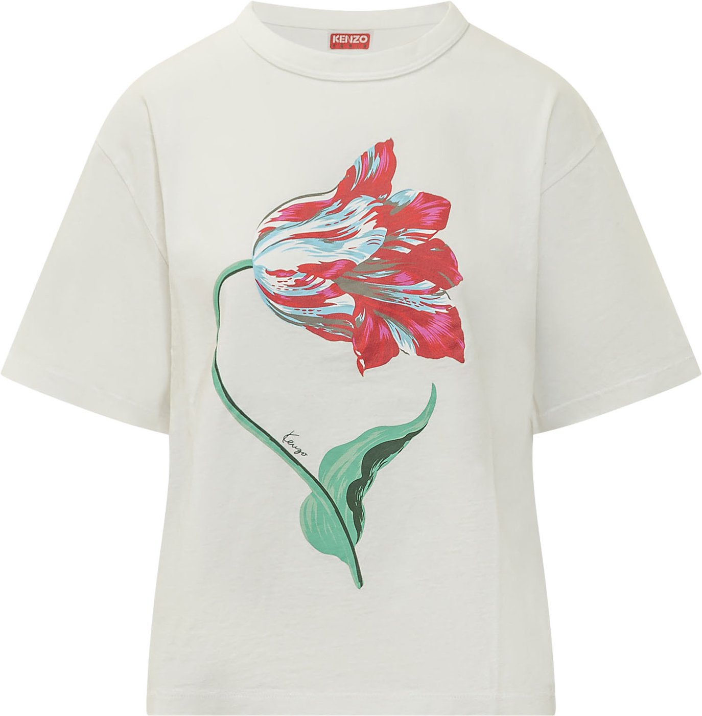 T-shirt Tulip con Stampa Floreale