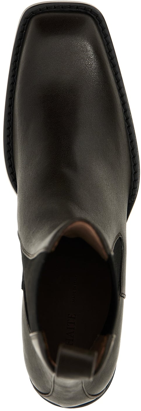 Khaite Brown Calfskin Chelsea Boots