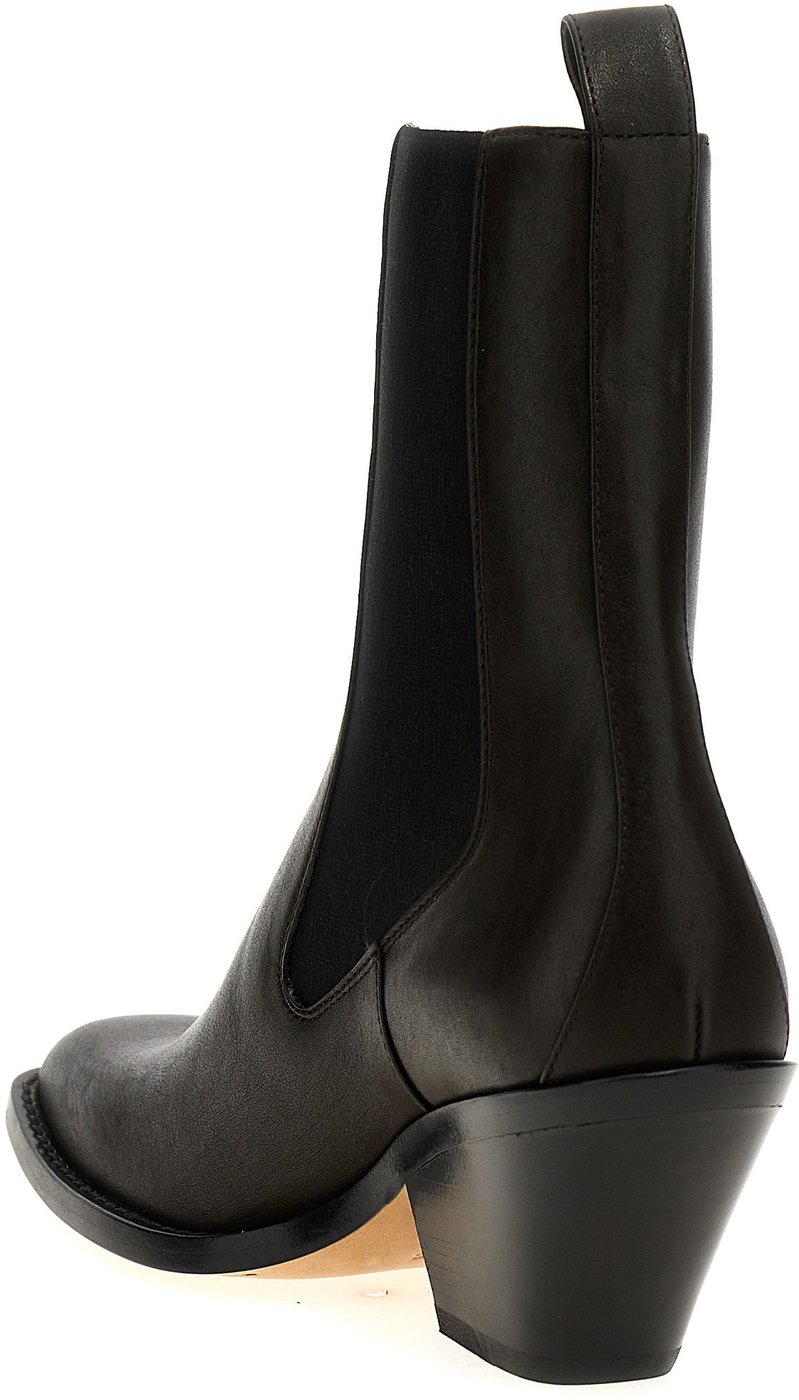 Khaite Brown Calfskin Chelsea Boots