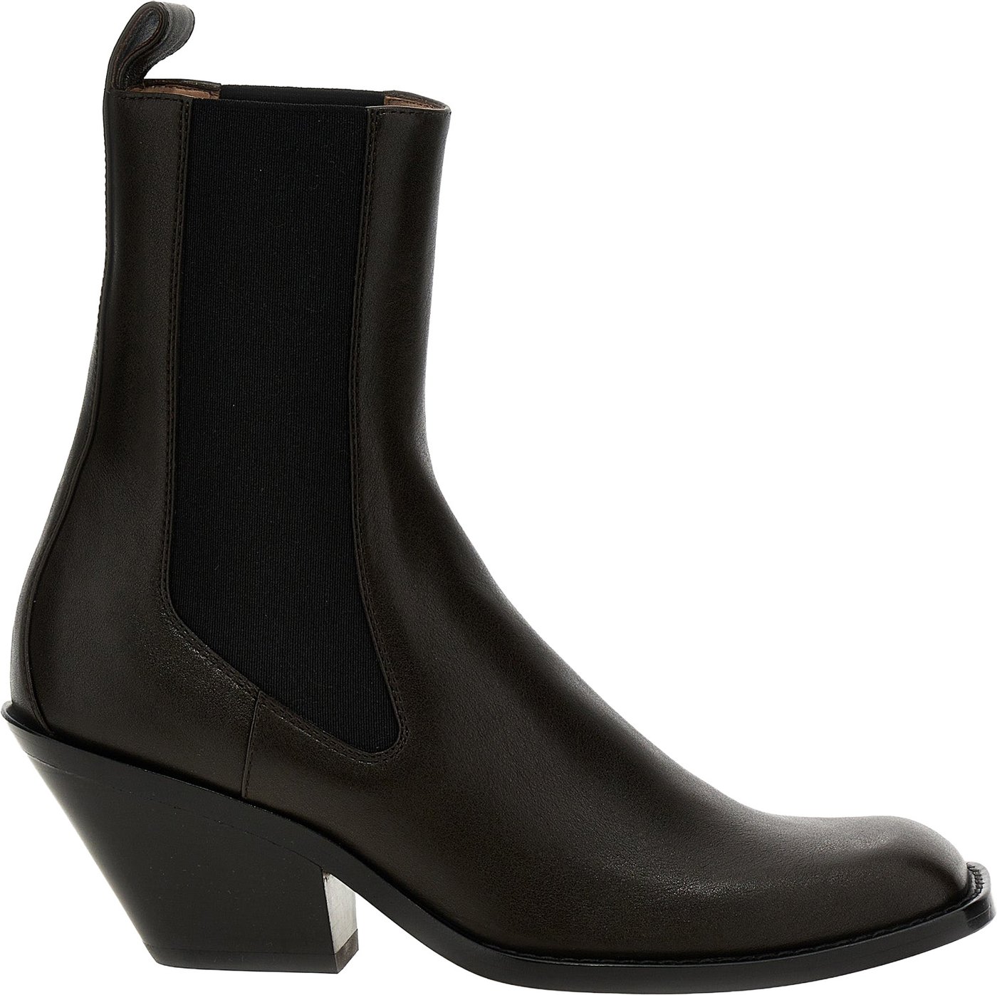 Khaite Brown Calfskin Chelsea Boots