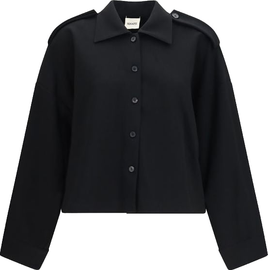 Khaite Black Acetate Shirt