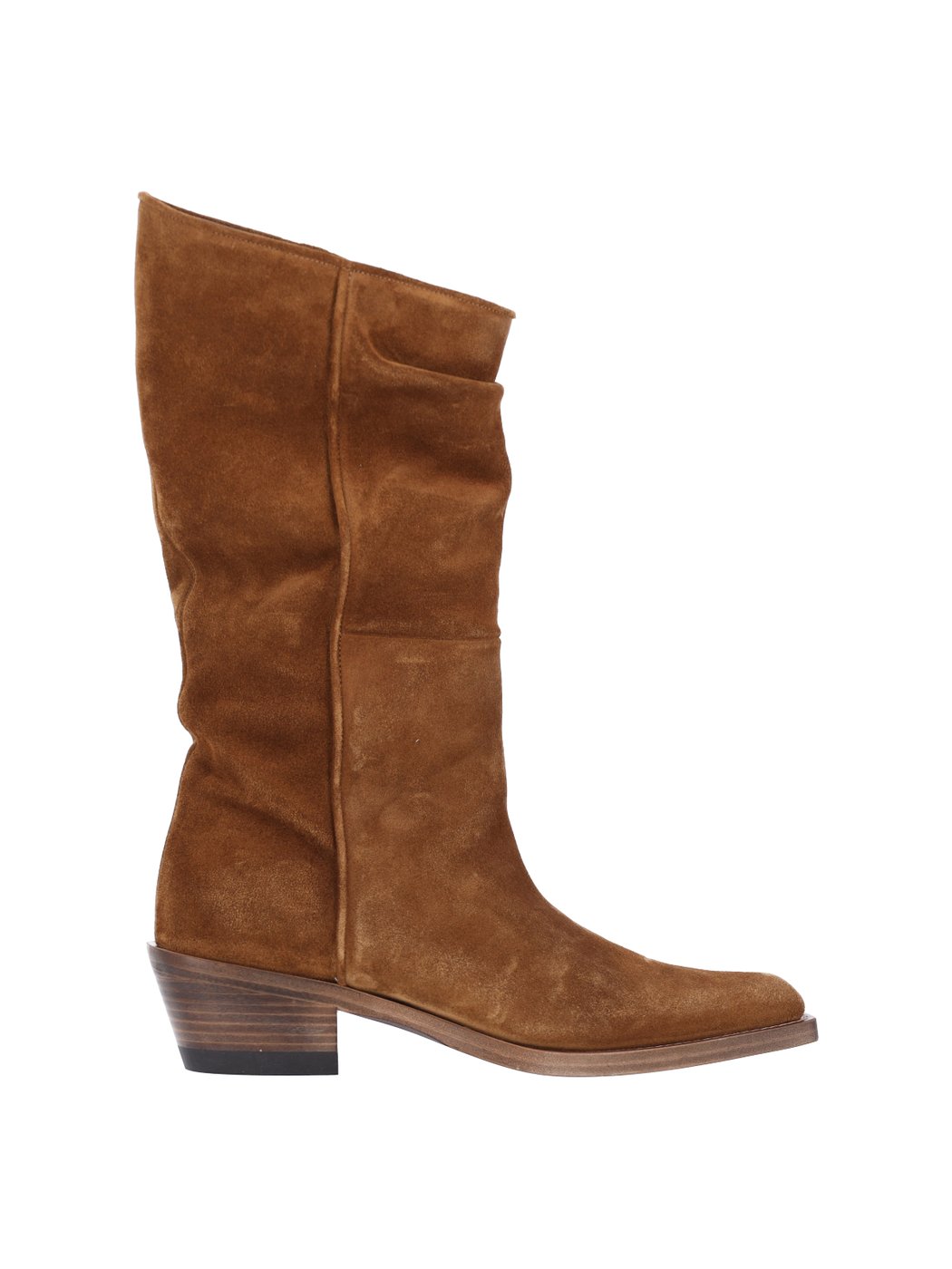 Brown Clive Pointed Suede Boots