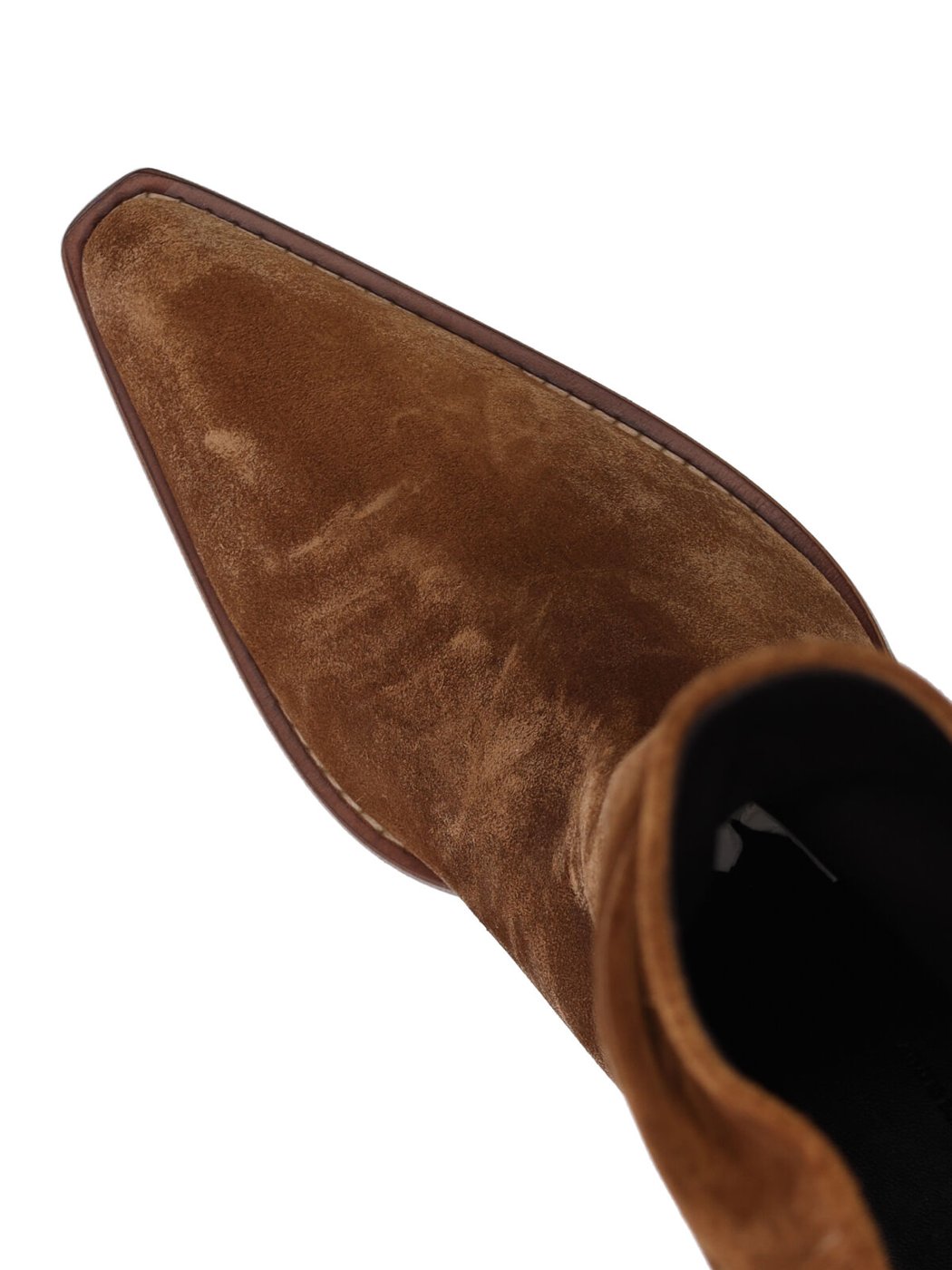 Brown Clive Pointed Suede Boots
