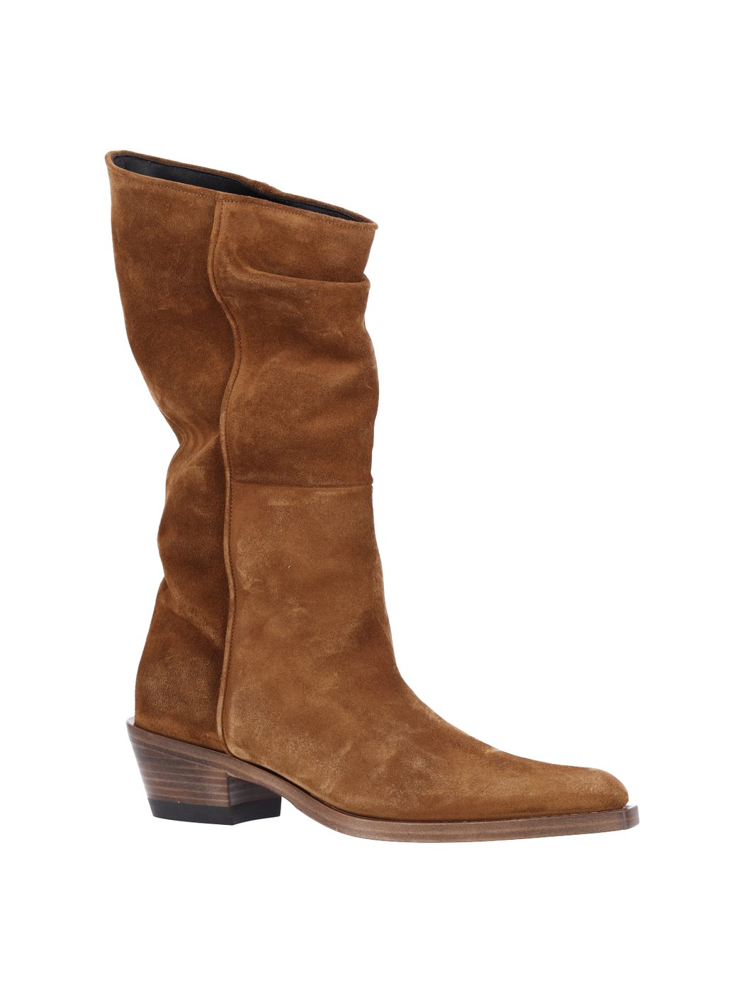 Brown Clive Pointed Suede Boots