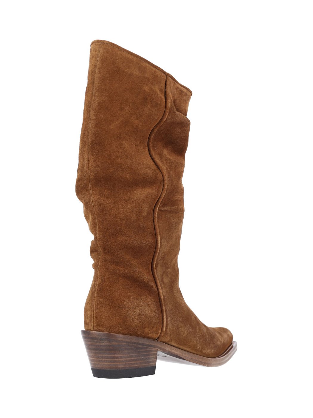 Brown Clive Pointed Suede Boots