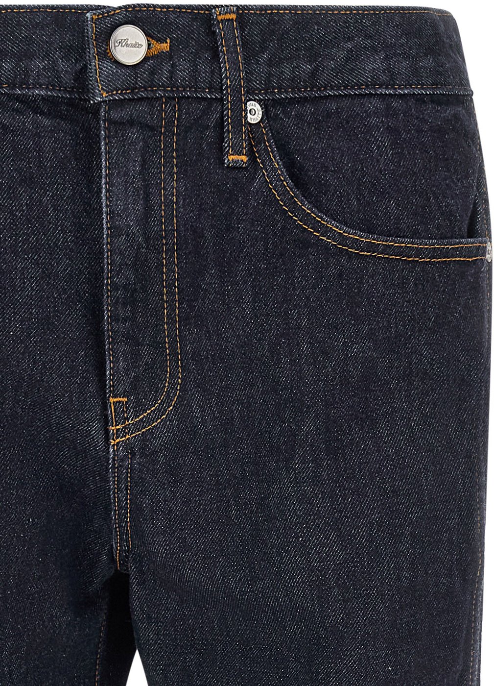 Khaite Blue Cotton Flared Jeans