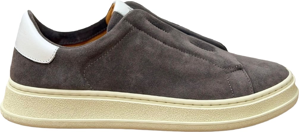 Kiton Suede Men's Sneakers Grey