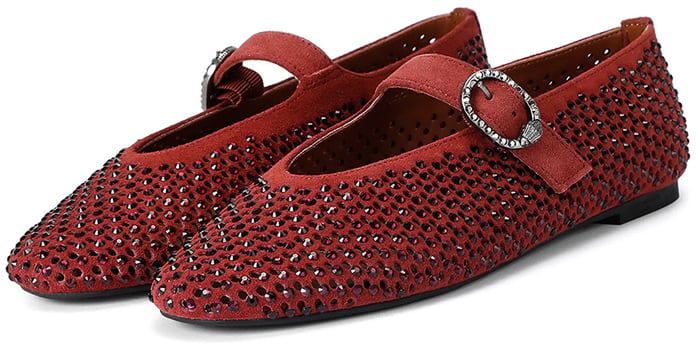 Flat Shoes Wine