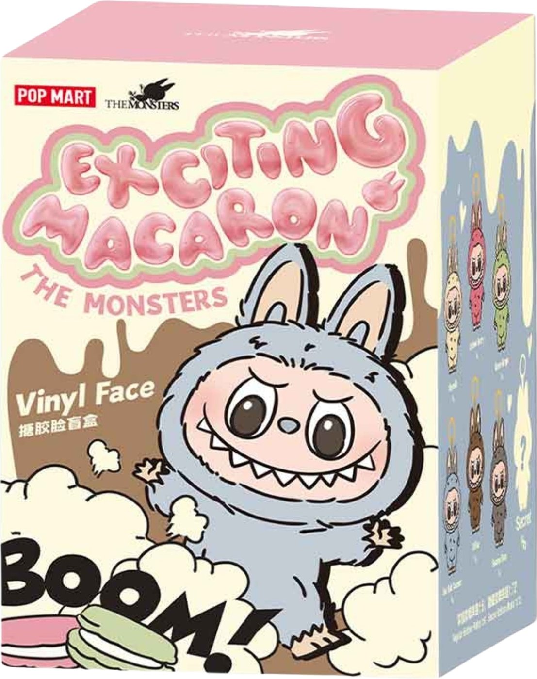 Pop Mart Labubu The Monsters - Tasty Macarons Vinyl Face Blind Box