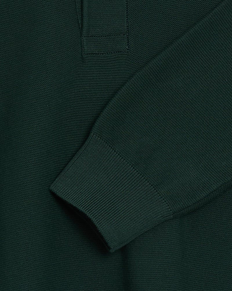 Polopull lange mouwen groen
