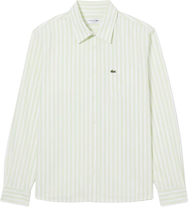 shirt streep wit groen