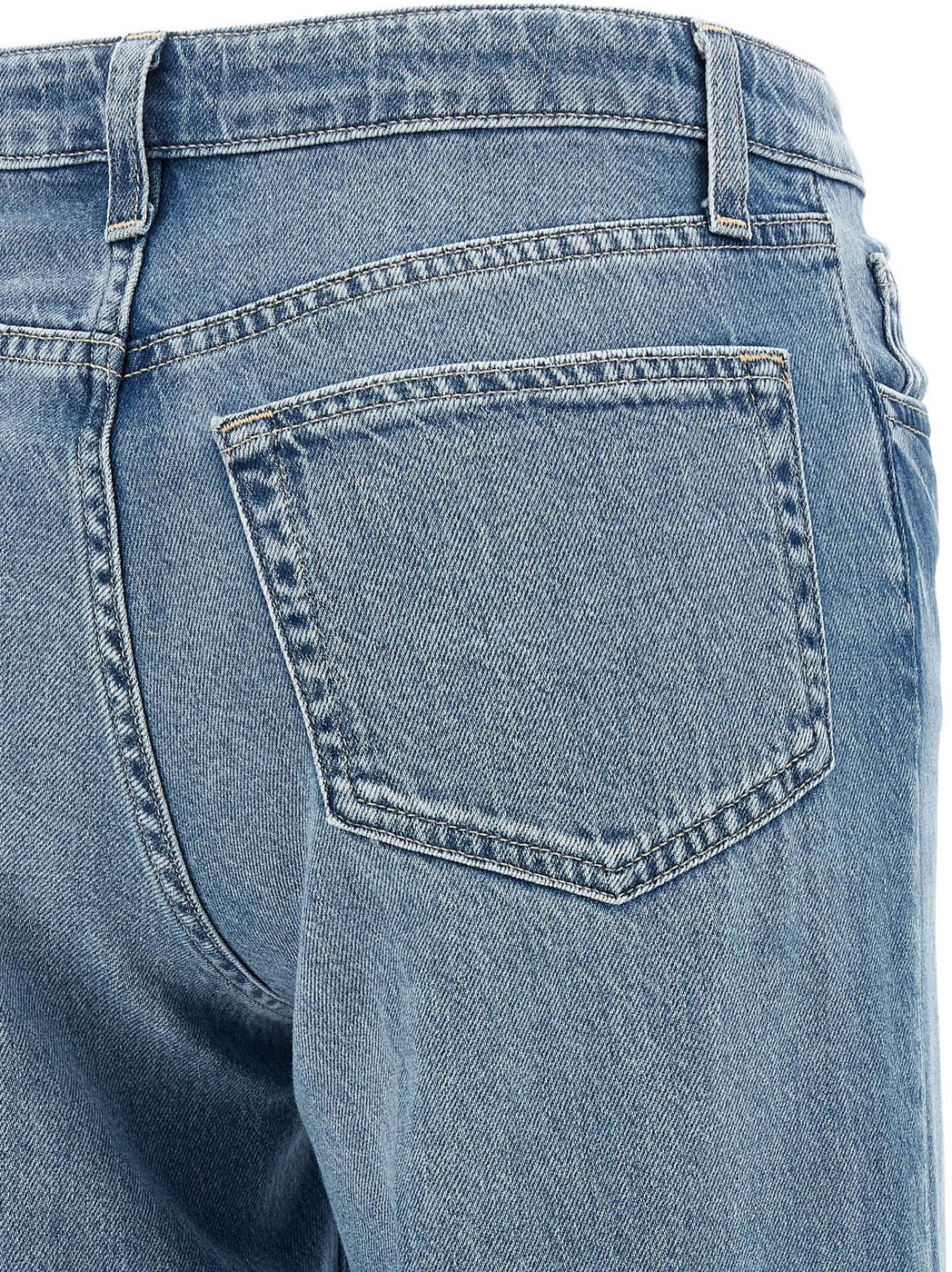 L'Agence Blue Cotton Jeans Denim