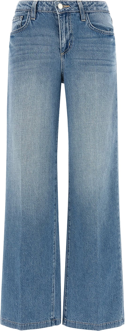 L'Agence Blue Cotton Jeans Denim