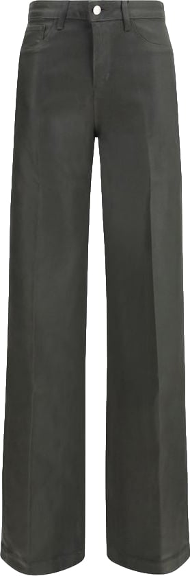 L'Agence Bicolor Cotton Flared Jeans