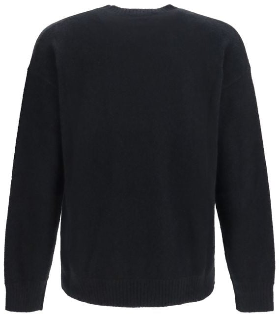 Laneus Black Cashmere Sweatshirt