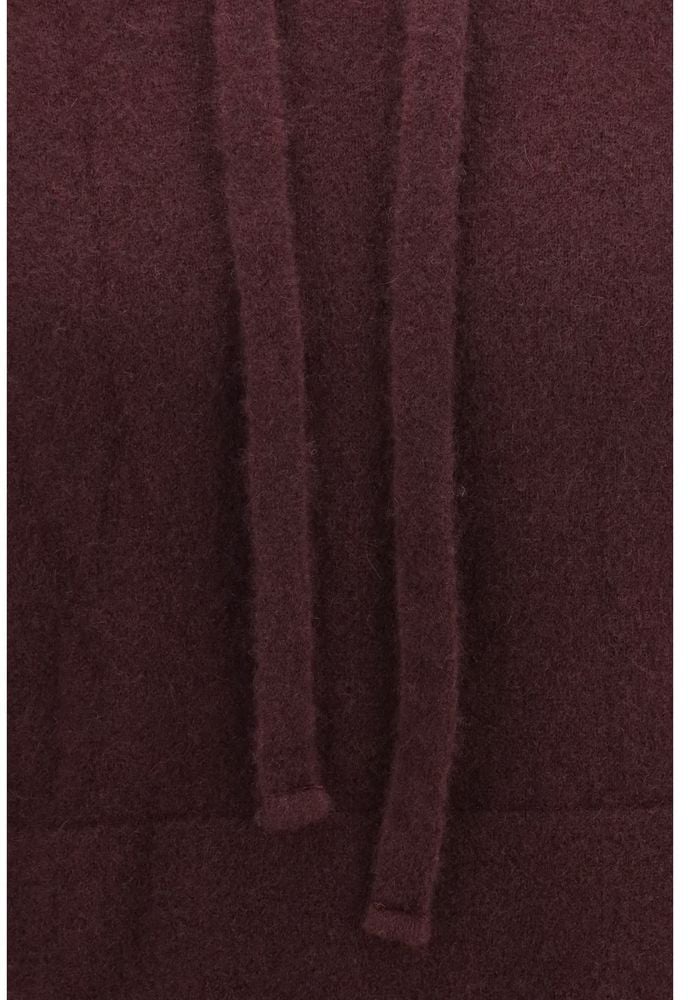 Laneus Bordeaux Cashmere Hoodie