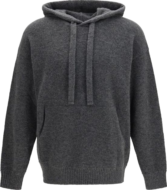 Laneus Gray Cashmere Hoodie