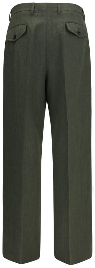 Laneus Bicolor Wool Oves Aries Casual Pants