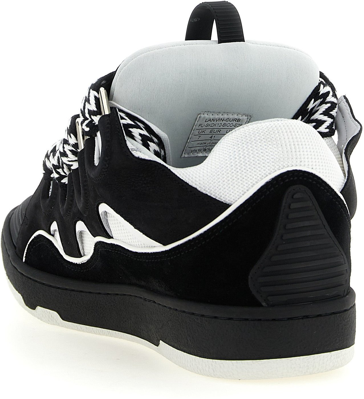 Lanvin Bicolor Calfskin Chunky Sneakers