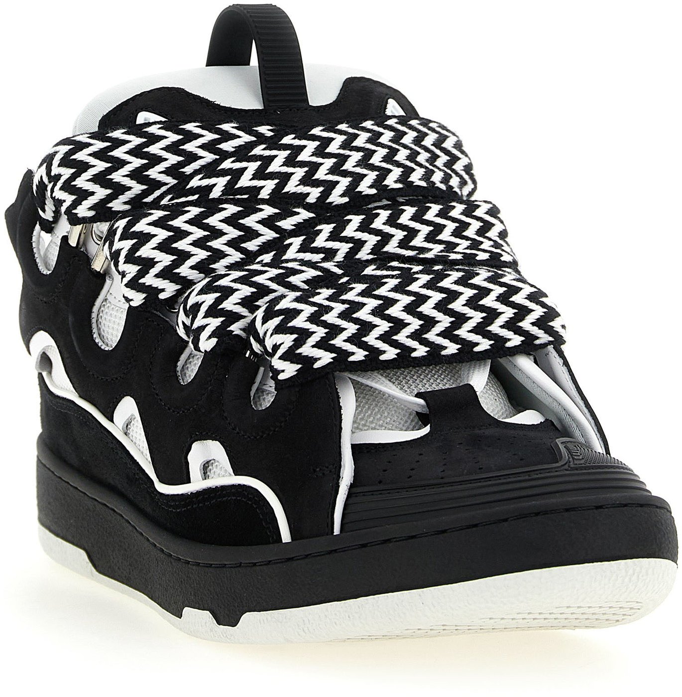 Lanvin Bicolor Calfskin Chunky Sneakers