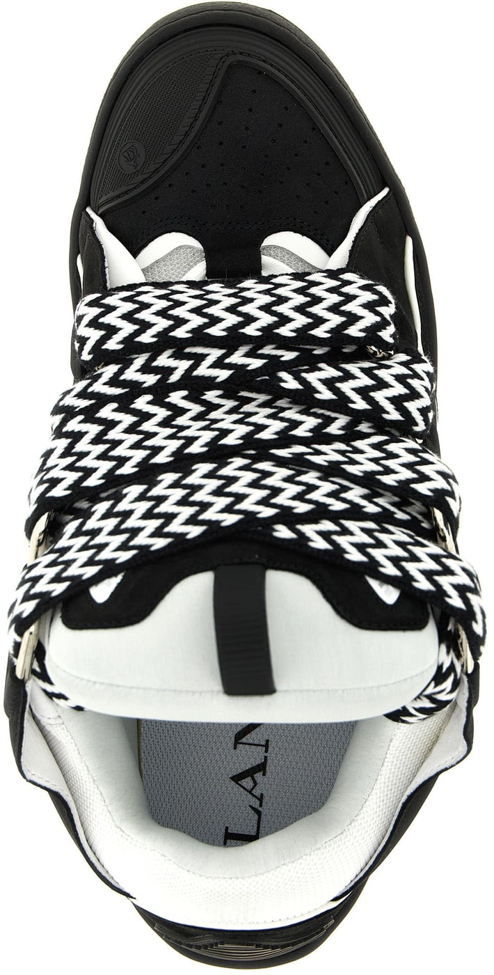 Lanvin Bicolor Calfskin Chunky Sneakers