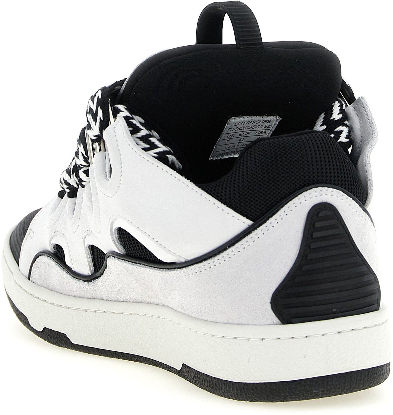 Lanvin Bicolor Calfskin Chunky Sneakers