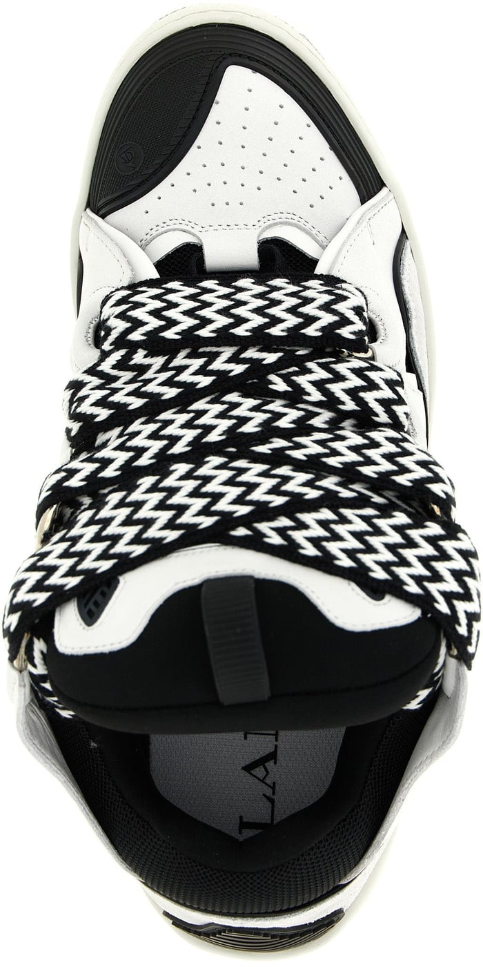 Lanvin Bicolor Calfskin Chunky Sneakers