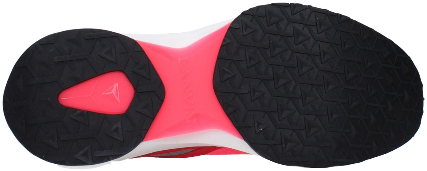 Lanvin Pink Fabric Athletic Sneakers