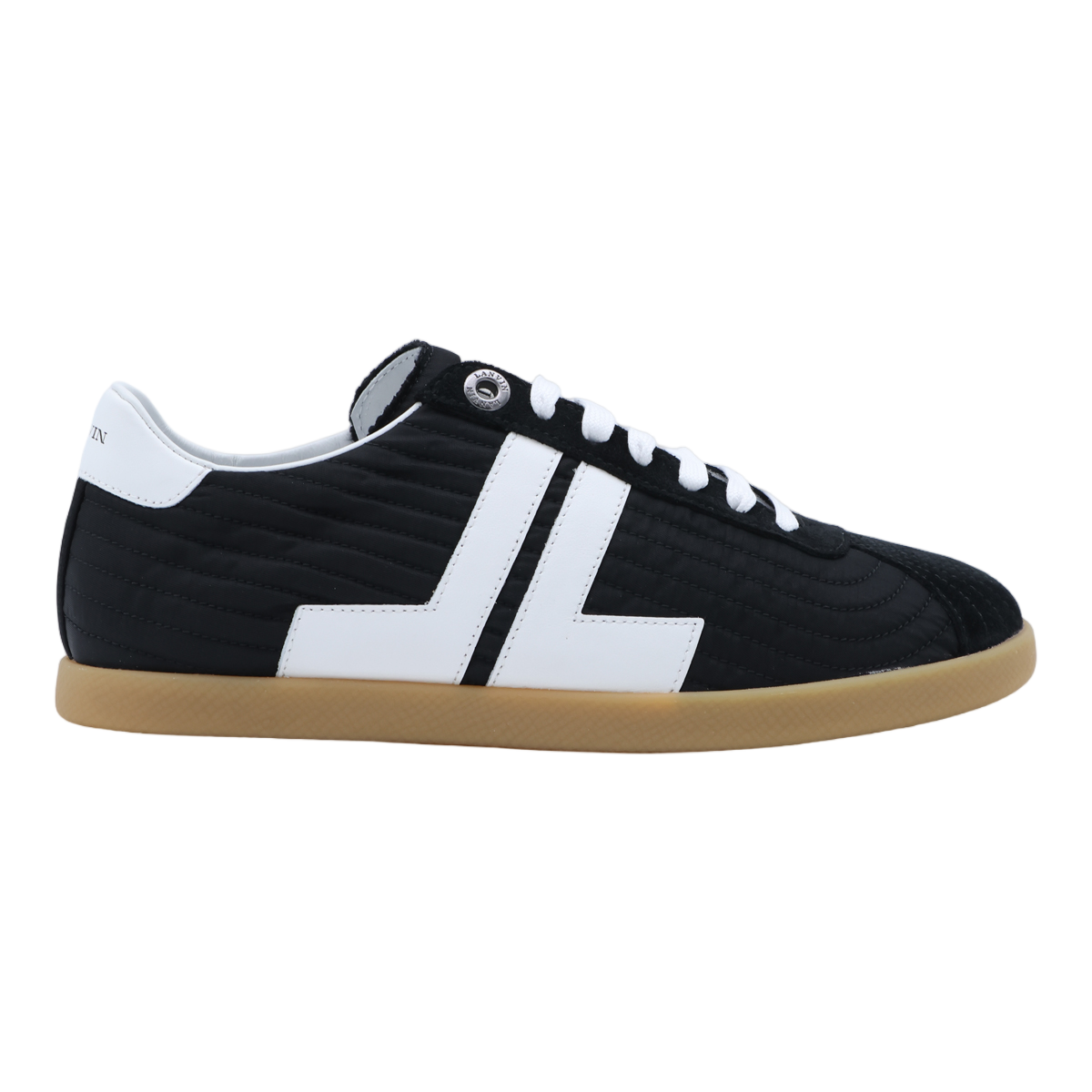 Quilted Black Sneakers With Distinctive 'Jl' Design