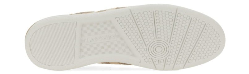 "Clay" Textured Low-Top Sneakers With Cushioned Sole