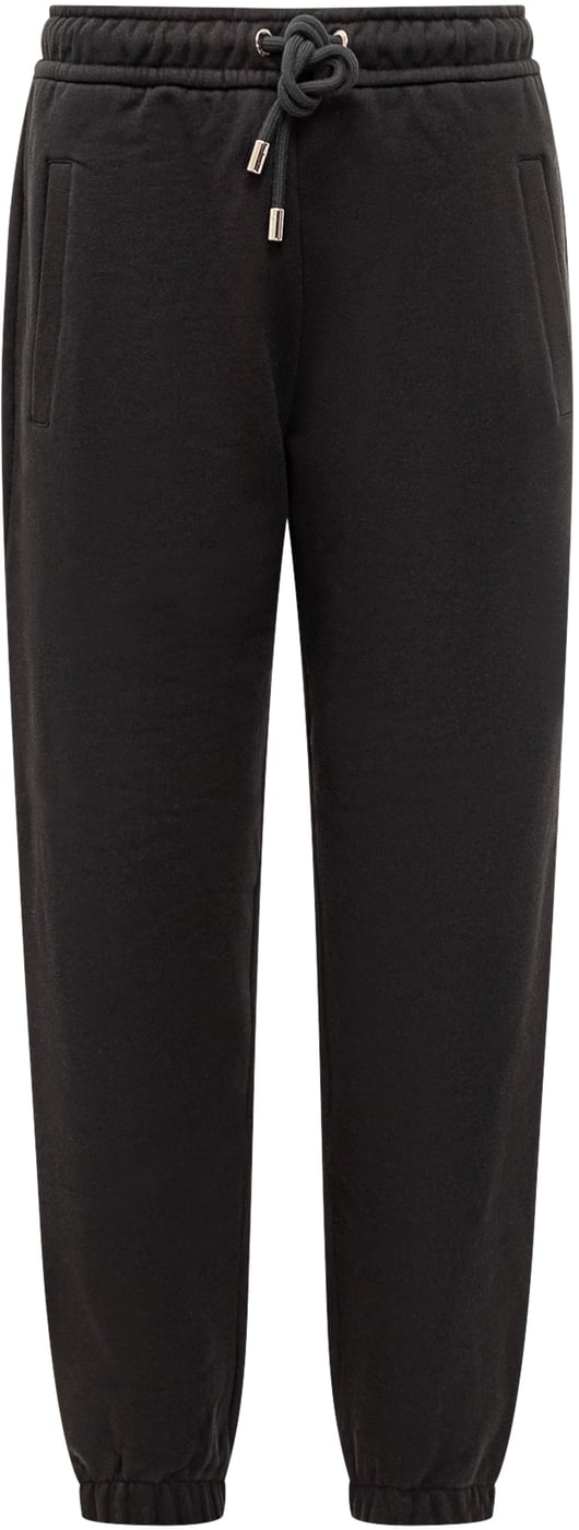 Pantaloni Jogger Neri con Coulisse di Lanvin