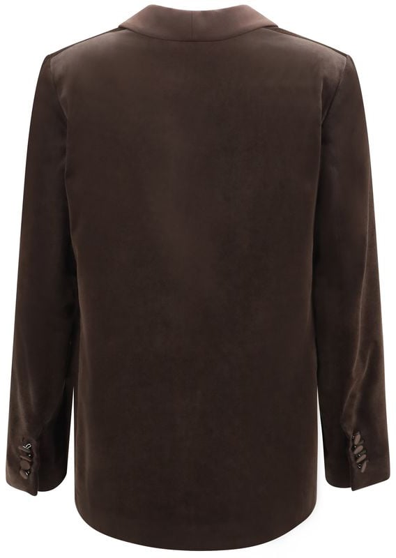 Lardini Brown Cotton Blazer