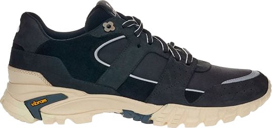 Lardini Black Suede Leather Athletic Sneakers