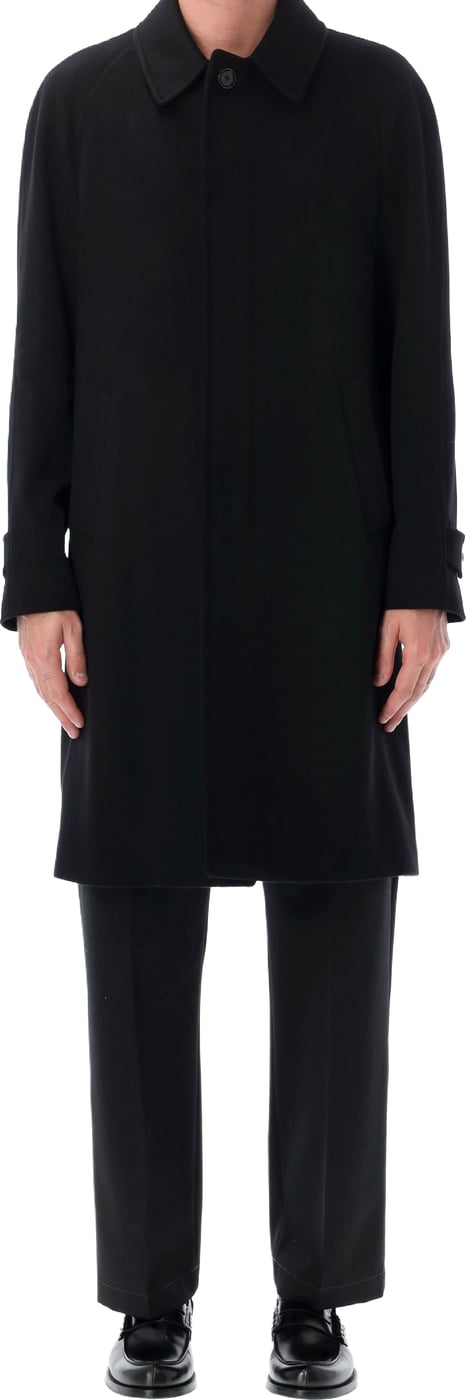 Mono Breast Coat Caschmere Nero
