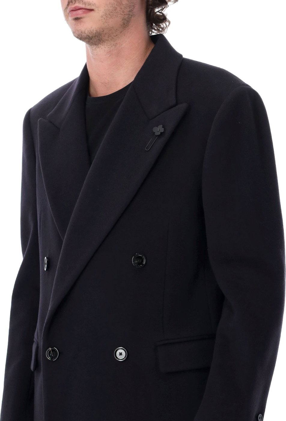 Double Breast Coat Dk Navy