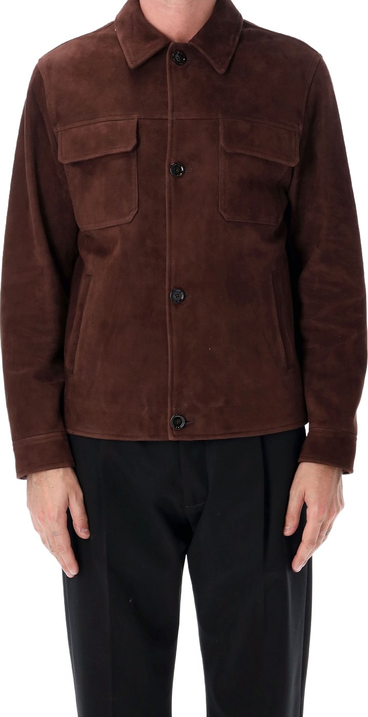 Suede Jkt Marrone