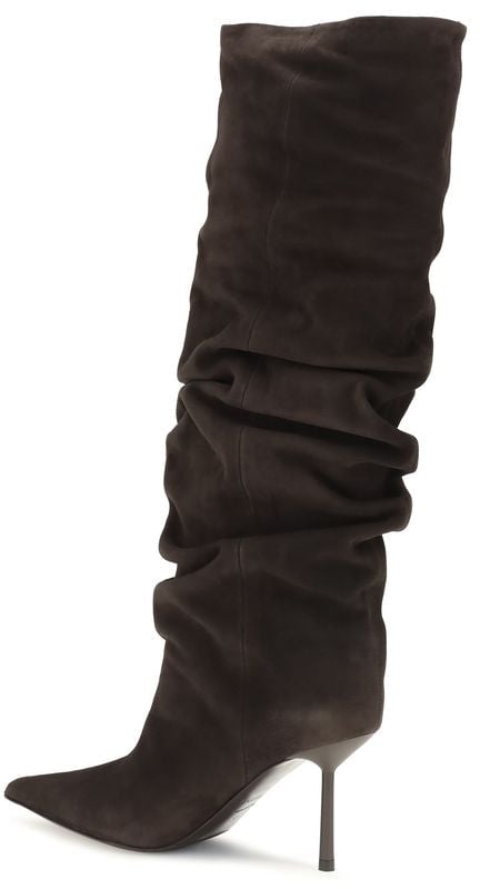 LE SILLA Brown Calf Leather Bos Taurus Boots