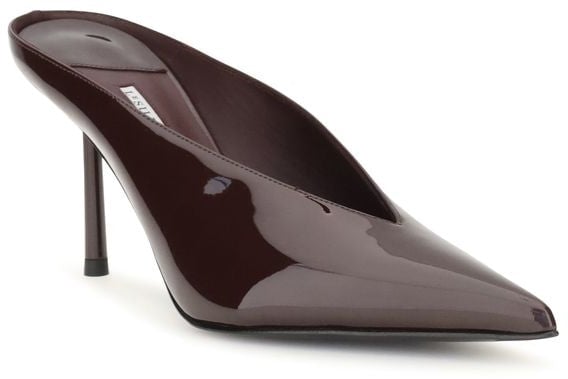 LE SILLA Bordeaux Calf Leather Bos Taurus Mules
