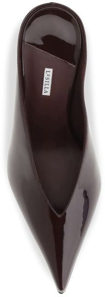 LE SILLA Bordeaux Calf Leather Bos Taurus Mules