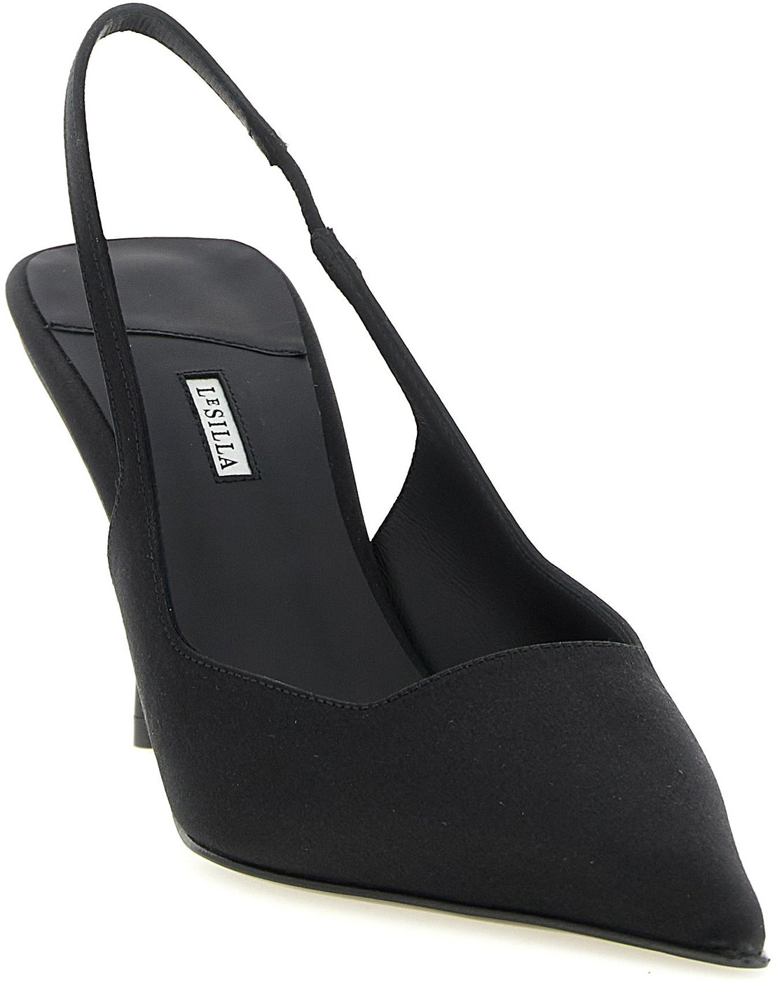 LE SILLA Black Viscose High Heel Pumps