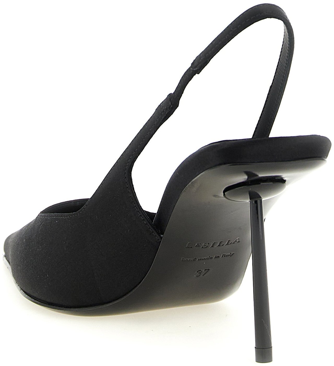 LE SILLA Black Viscose High Heel Pumps