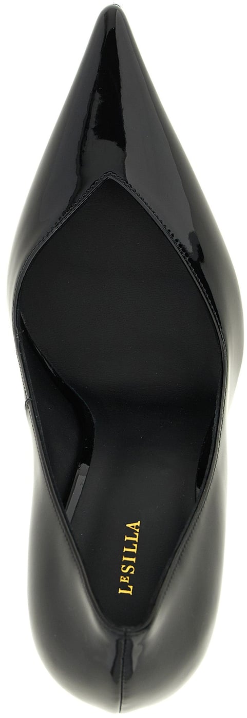 LE SILLA Black Polyethylene High Heel Pumps