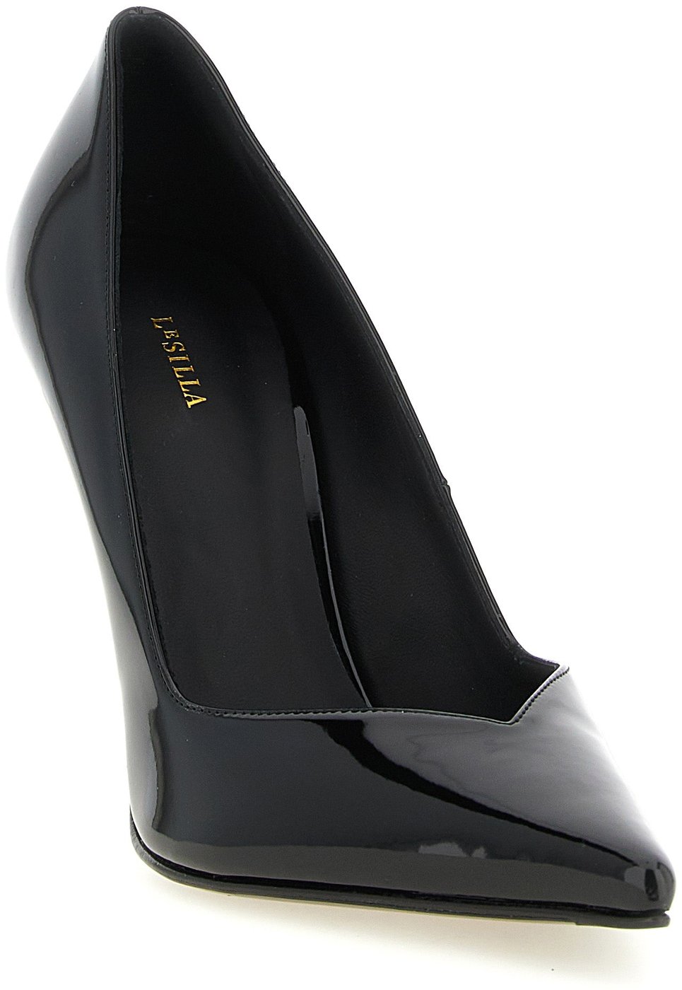LE SILLA Black Polyethylene High Heel Pumps