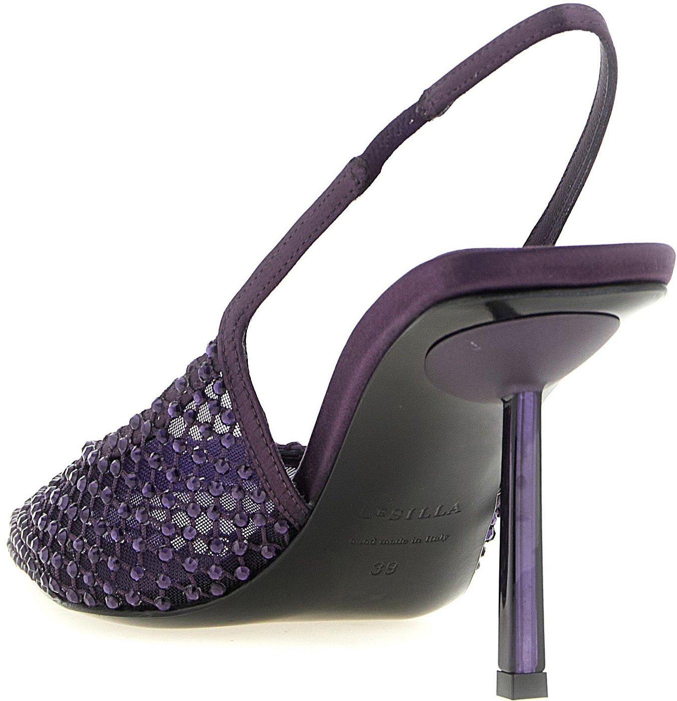 LE SILLA Purple Polyester High Heel Pumps