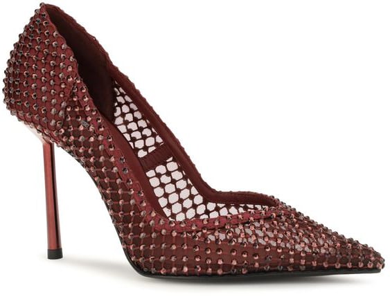LE SILLA Red Crystals High Heel Pumps